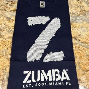 Zumba Tee Navy blue